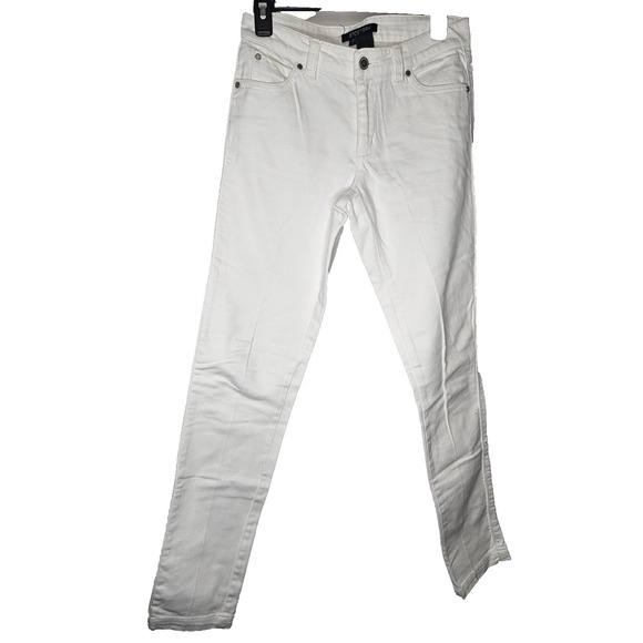 Etcetera Denim - Etcetera White Skinny Jeans Womens 2 Stretch Mid Rise Summer Capsule